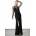 KILLSTAR дамска рокля KILLSTAR - Tristania Maxi Halter - Черен - KSRA005646