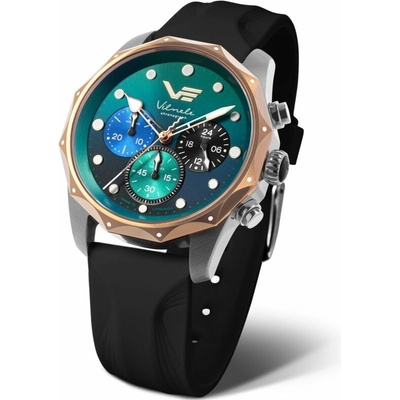 Vostok Europe JS20/125E752 Černý silikonový řemínek navíc