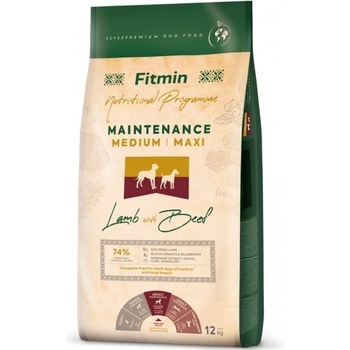 Fitmin Dog Medium Maxi Maintenance Lamb & Beef 12 kg
