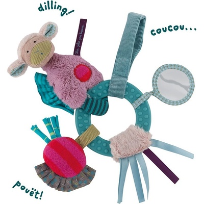 Moulin Roty Ovečka veselé se zvuky 26 cm