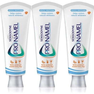 Sensodyne Pronamel Whitening избелваща паста за зъби за чувствителни зъби 3x75ml