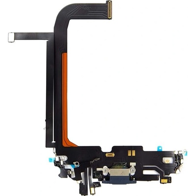 Flex kábel nabíjania iPhone 13 Pro Max - nabíjací konektor, mikrofón Farba: modrá