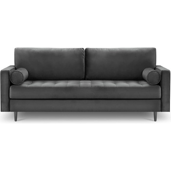 Milo Casa Тъмно сив диван от кадифе , 219 см Santo - Milo Casa (MIL_3S_44_A3_SANTO6)