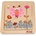Pino Toys Дървен мини пъзел Pino от 4 части - Пеперуда (4733-1)