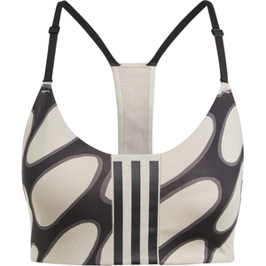 adidas X Marimekko Aeroimpact Training Light-Support Bra Womens - Black/Lbrown