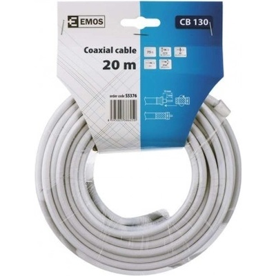 EMOS Koaxiální kabel CB130, 20m 2305120040