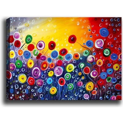 Wallity Obraz na plátně Abstraction field 50x70 cm