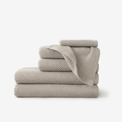 Goldea bavlnený uterák micro pure sivohnedý 30 x 50 cm