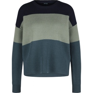Stoic Дамски вълнен пуловер Stoic Women's Heavy MerinoKnit MMXX. Rutvik Sweater Merino jumper - Dark Navy Multi (105-5553-0212)