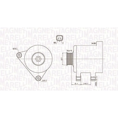 generátor MAGNETI MARELLI 063731741010