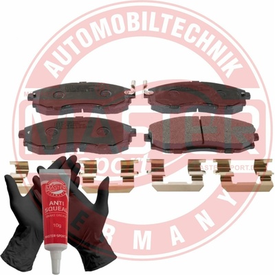 Sada brzdových platničiek kotúčovej brzdy MASTER-SPORT GERMANY 13046057922N-SET-MS