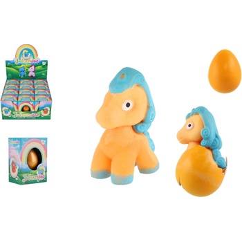 Teddies Liahnúci sa a rastúci jednorožec v vajíčku 6 cm