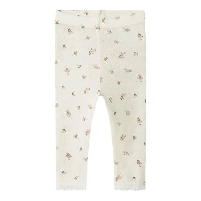Клин Name it Wang Needle leggings - Beige (Snow White / Small Flowers)
