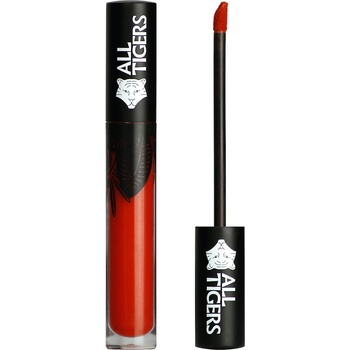 ALL TIGERS Natural & Vegan Natural Matte Гланц за устни 886 Shake The Ground 8 ml