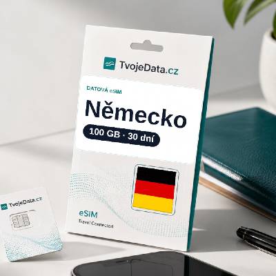 eSIM Německo 100 GB / 29 dní