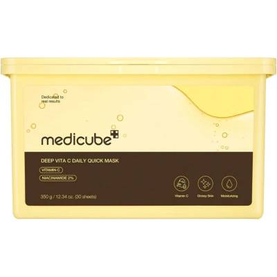 Medicube Deep Vita C Daily Quick Mask - Възстановяваща маска за лице 30бр. /350г