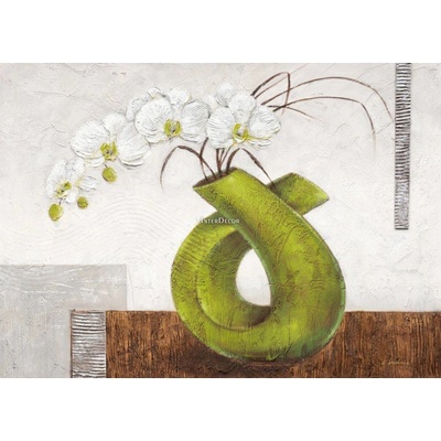 Orchidej ve váze 1 deska 70x50