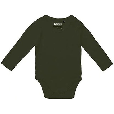 Neutral Dojčenské body s dlhým rukávom NE Military