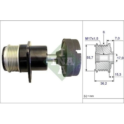 Předstihová spojka Schaeffler INA 535 0157 10