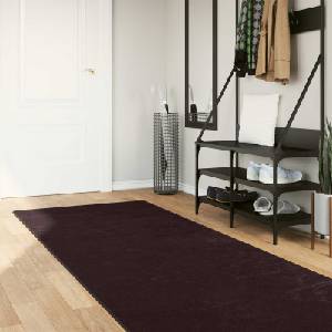 vidaXL Каса за килим MARSA Антрацит 100 x 250 cm Полиестер и PVC (42023177)