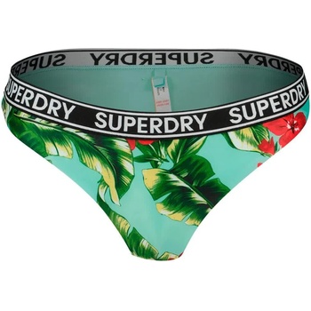 Superdry Vintage Surf Logo bikini bottom - Multicolor (MINT INDO LEAF)