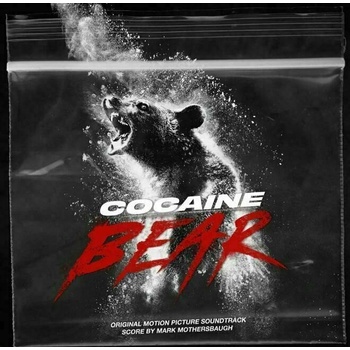 Image 1 of Mark Mothersbaugh - Cocaine Bear (180g) (Crystal Clear / White Splatter) (LP) (0850053152108)