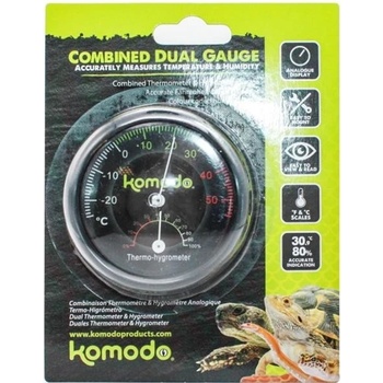 Komodo Teploměr a vlhkoměr kombinovaný analogový 7,5x7,5 cm