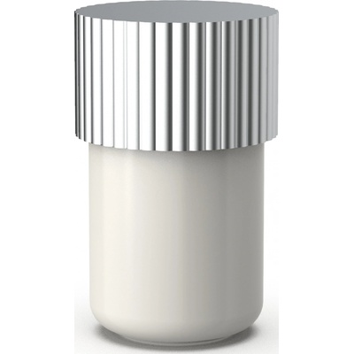 Decor Walther Koupelnová dóza Of Line se stříbrným víčkem 7,6 cm krémová