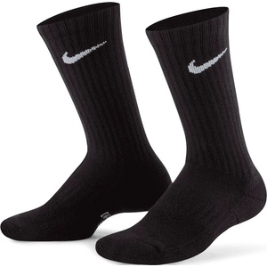 Nike Детски спортни чорапи Nike Kid's Everyday Cushioned Crew Socks 3-Pack Sports socks - Black / White - размер M (207-1071-0112)