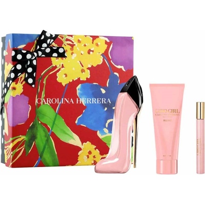 Carolina Herrera Good Girl Blush SET: Parfumovaná voda 80 ml + Parfumovaná voda 10 ml + Telové mlieko 100 ml pre ženy