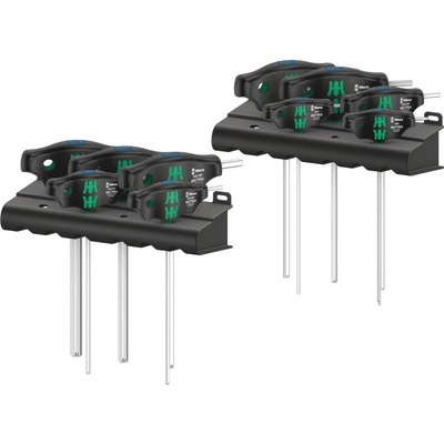 Wera Zástrčné klíče Hex-Plus s T-rukojetí 454/10 HF Set Imperial 1 sada 12 dílů s přidržovací funkcí 023451