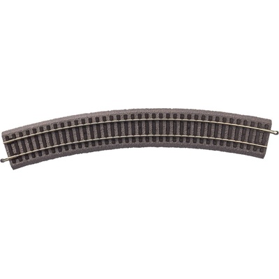 Piko Извита релса r4 с ъгъл на завиване - 30 градуса с пътна настилка /баласт/ (55414)