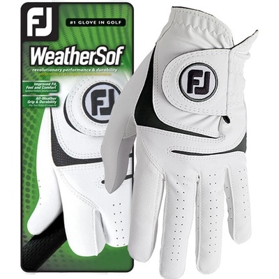 Footjoy WeatherSof Mens Golf Glove Bílá Pravá L