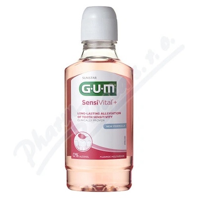 GUM SensiVital+ ústna voda výplach pre citlivé zuby 300 ml