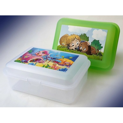 Tvar Box na desiatu detský 18 x 13 x 7 cm rôzne motívy