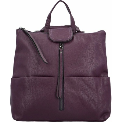 MaxFly dámský koženkový kabelko/batoh SP2337 PURPLE