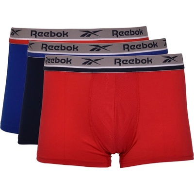Reebok Мъжки боксерки Reebok Short Sports Trunk Elim 3P - bright cobalt/vector red/vector navy