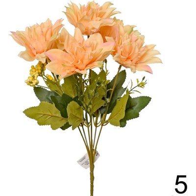Kytica dahlia 34cm svetlooranžová 1500317SVO