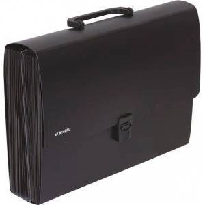 DONAU Folding briefcase DONAU, PP, A4, with handle, black