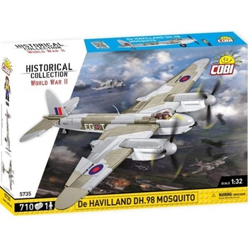 COBI 5735 II WW De Havilland DH-98 Mosquito, 1: 32, 695 к, 1 ф