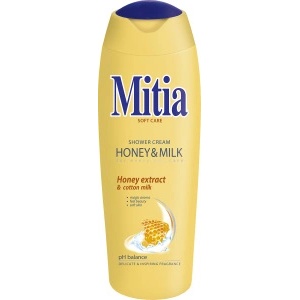 Mitia Душ гел Mitia Мед и мляко, 400 мл