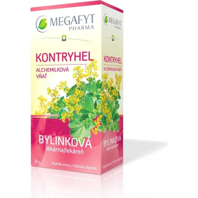 MEGAFYT Bylinková lekáreň ALCHEMILKOVÁ vňať bylinný čaj 20 x 1,5 g