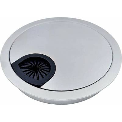 Satos Průchodka kabelů průměr 80 CHROM-SATIN