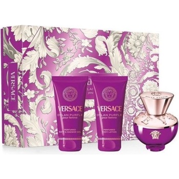 Versace Dylan Purple Подаръчен комплект за жени Размер EDP 50 ml + 50 ml душ гел + 50 ml лосион за тяло