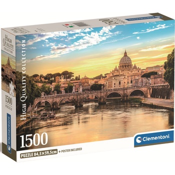 Clementoni Пъзел Clementoni от 1500 части - Рим (31717)