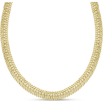 Biju Pozlacený masivní řetízek 14k, proplétaný 3002284