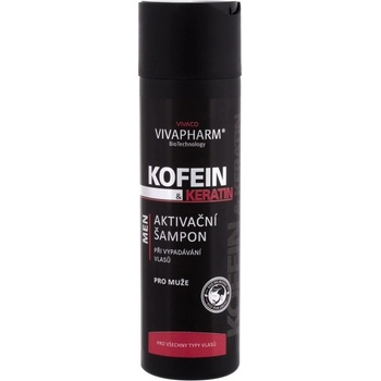 VivaPharm Keratinový šampon s kofeinem 200 ml