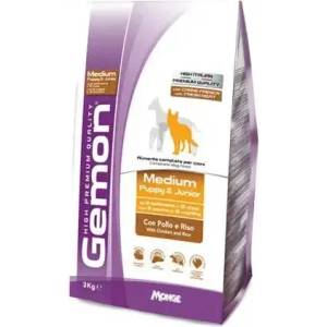 Gemon Суха храна за куче GEMON DOG Medium &Maxi Junior Chicken 15kg- с пиле и ориз за подрастващи кученца (GG242MMJ15)