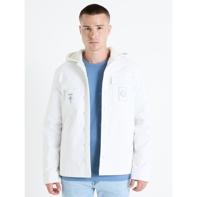 Celio Бяло мъжко зимно яке с изкуствена кожа Celio Fullmetal Alchemist Celio | Byal | МЪЖЕ | XL