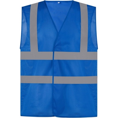 Yoko HI-VIS HVW120 Síťovaná bezpečnostní vesta royal blue